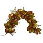 Nearly Natural 6' Autumn Magnolia Leaf and Berries Artificial Garland (4497)~#|#~EF291E63-1268-4EAB-B9EC3FCC00AAFE6C_sc7