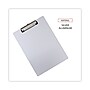 Universal Aluminum Clipboard With Low Profile Clip, 1/2" Capacity, 8 X 11 1/2 Sheets~#|#~EF47DA4E-17EE-49A5-B83579A4C77A79E7_sc7
