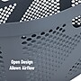 Mind Reader 10.57-Gallon Laundry Basket with Handles, Plastic, Gray (HHAMP40-GRY)~#|#~EF4804BC-7EB8-4E13-A235032860ABB8B4_sc7