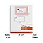 Staples Laser/Inkjet Shipping Labels, 2" x 4", White, 10 Labels/Sheet, 100 Sheets/Pack (ST18060-CC)~#|#~EF4DEE4D-7D62-4A00-A753D90055322ED1_sc7