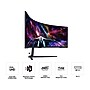 Samsung Odyssey Neo G9 57" Curved 4K Ultra HD 240Hz QLED Gaming Monitor, Black/White (LS57CG952NNXZA)~#|#~EF6BEA5C-BCCB-4AC6-8BE14700CA6FA39A_sc7