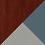 Bush Business Furniture Office in an Hour 63"H x 129"W 2 Person In-Line Cubicle Workstation, Hansen Cherry (OIAH005HC)~#|#~EF6E5081-5731-4770-AB32198319258C9A_sc7