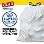 Glad ForceFlex Tall Kitchen Drawstring Trash Bags, 13 Gallon, Gain Lavender with Febreze Freshness, 110 Count (79157)~#|#~EF7FBF75-C296-42DD-A04408A962972614_sc7