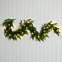 Nearly Natural 6 ft. Pre-Lit Pine Garland, Green (W1393)~#|#~EF8E4B4E-CB00-4B60-8953F487C052BD0B_sc7