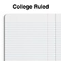 Staples Premium Composition Notebook, 7.5" x 9.75", 100 College Ruled Sheets, Black (TR58342)~#|#~EFA67A22-CAE9-462D-9C52D59645668C68_sc7