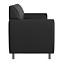 Flash Furniture Hercules Diplomat LeatherSoft Sofa, Black/Chrome Legs (BT8273BKCHR)~#|#~EFB494AD-31B3-419B-A86C932F1459AE31_sc7