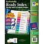 Avery Ready Index Table of Contents EcoFriendly Paper Dividers, 1-10 Tabs, Multicolor, 3 Sets/Pack (11082)~#|#~EFB9A755-B806-4B5B-939A940D0028BF2B_sc7
