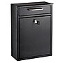 AdirOffice Wall Mounted Drop Box Indoor/Outdoor Interoffice Mailbox, Black (631-04-BLK)~#|#~EFBEEAC2-C23E-4EC7-85840705CC015426_sc7