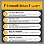 Kodak Printomatic Instant Camera Black Gift Bundle with Blue Case, 20 Zink Sheets, Album & More~#|#~EFD4A26E-B2FC-4170-AE39C84D70F5FECC_sc7