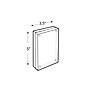 Azar Nameplate Holder, 3.5" x 5", Table Top, Clear, Acrylic (104432)~#|#~EFD99EE0-4AEC-45C6-8B12436881194536_sc7