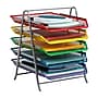 Mind Reader 5-Compartment Metal Desk Tray, Multicolored (5TPAPER-ASST)~#|#~EFED48CE-4ED7-4F88-A5D88CC7D86EEE6C_sc7