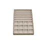 Household Essentials Stackable Jewelry Trays 3 Varieties with Compartments for Necklaces, (HH742-1)~#|#~EFEE8838-2D13-4E69-9D2C76B8C08AE5A7_sc7