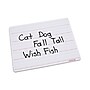 Universal Lap/Learning Dry-Erase Board, Lined, 11 3/4" x 8 3/4", White, 6/Pack (UNV43911)~#|#~EFF2B56D-83FC-4CBB-A178A3B8275D4445_sc7