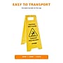 Coastwide Professional Safety Awareness Floor Sign, Yellow~#|#~F015D538-B8B9-4769-A7D5712FD449DCE2_sc7