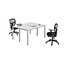 Boss Office Products Simple System 66"W 2-Person Workstation Desk Bundle, White, 2/Set (SGSD014-102-WT)~#|#~F0189311-A880-487E-8CDFE0921748EAA3_sc7