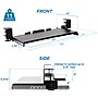 Mount-It! Clamp-On Under Desk Keyboard and Mouse Drawer Platform, Black (MI-7143)~#|#~F01CF12D-E5AF-43A7-8C10E7A911B1412C_sc7