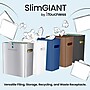 iTouchless SlimGiant Polypropylene Trash Can with no Lid, Toffee Brown, 4.2 gal., 6/Pack (SG105Nx6)~#|#~F01FF2AC-FF96-4BD7-B30D30A053C2A6CC_sc7