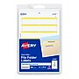 Avery Laser/Inkjet File Folder Labels, 0.67" x 3.44", Yellow, 252/Pack (5209)~#|#~F0257093-30C5-444E-91707A1CC78A61D1_sc7