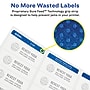 Avery High Visibility Laser Shipping Labels, 2.5"Dia., White, 300/Pack  (5294)~#|#~F02C835D-7CB4-467E-943A242DED48EA25_sc7