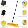 BISON LIFE Outdoor 18" Polypropylene Bristle Flagged Push Broom, Yellow/Black (BPHD-EXHPB-BKY-18-1)~#|#~F0389170-C42A-49D8-8411AD291792A83A_sc7