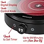 Brentwood Select 1300-Watt Countertop Infrared Single Burner, Black (TS-383DBK)~#|#~F059329D-E509-4266-B7EDADC7CDA007B0_sc7