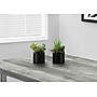 Monarch Specialties Inc. 7" Artificial Succulent Plant in Pot, 2/Set (I 9554)~#|#~F0682B7D-BBD0-42D1-95CFEDF84BE107AF_sc7