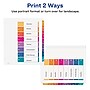Avery Ready Index Table of Contents Extra-Wide Paper Dividers, 1-8 Tab, Multicolor (11163)~#|#~F07DAF23-124A-40CF-B0FEA19FE3EB0406_sc7