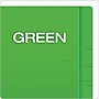 Pendaflex Recycled End Tab File Folder, Straight Cut, Letter Size, Green, 100/Box (H110DGR)~#|#~F07DE1A8-7D63-490A-9ACB7A3DD76DED75_sc7