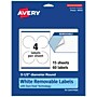 Avery Laser/Inkjet Circle Multipurpose Labels, 3.5" Dia., White, 60 Labels/Pack (94514)~#|#~F0800937-C2A2-455C-9F77356A393C87CF_sc7