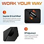 Delton S12 Wireless Rechargeable Ergonomic Vertical Computer Mouse, Right Handed, Black (DMERG12-WR)~#|#~F08323FA-1F1B-42B4-BF0E9149C8BC9324_sc7