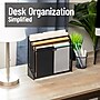 Mind Reader Metal Vertical Desktop Organizer Letter Tray, Black (LETDIV-BLK)~#|#~F0866092-3316-44E8-AA22697DD5741586_sc7