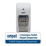 Georgia-Pacific Compact 2-Roll Vertical Coreless Toilet Paper Dispenser, White (56767A)~#|#~F0A6F741-66CC-4522-8B83E0E06D36976F_sc7