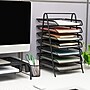 Mind Reader Metal Front Loading Letter Tray, Letter/Legal Size, Black (7TPAPER-BLK)~#|#~F0B31971-334F-46F0-80FDD4C75E798381_sc7