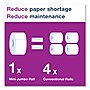 Tork Advanced Mini Jumbo Roll Bath Tissue, Septic Safe, 2-Ply, White, 3.48" x 751 ft, 12 Rolls/Carton (TRK12024402)~#|#~sp111256769_sc7