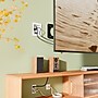 Mount-It! In-Wall Cable Management Kit with 3 Recessed Power Outlets and Power Input Module, White (MI-7288)~#|#~F0C1FC98-87EC-4299-A8FAA340D8F69ABB_sc7
