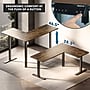 Mount-It! XL 75"W Electric Corner Adjustable Standing Desk, Brown/Black (MI-15025)~#|#~F0C4CB7F-D728-4C0C-8313C9AB57EE58B0_sc7