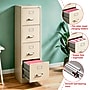 Staples Heavy Duty 4 Drawer Vertical File Cabinet, Letter Size, 51.97"H x 15"W x 22"D, Putty (22336D)~#|#~F0C74E36-4067-4832-B43E711CF62A0965_sc7