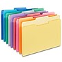 Staples File Folders, 1/3-Cut Tab, Letter Size, Assorted Colors, 100/Pack (ST508804-CC)~#|#~F0D32C5F-08DB-4AFA-B21A782679FAB409_sc7