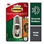 Command  Large Metal Hook, 5 lb., Brushed Nickel (FC13-BN-AWES)~#|#~F0DF0C64-B9E6-4BA1-A4ABECF78EFC6790_sc7