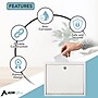 Adiroffice Steel Multipurpose Large Size Suggestion Drop Box Interoffice Mailbox, White (631-03-WHI)~#|#~F0E36B15-A90F-4063-84596A55C066801B_sc7