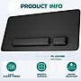 Purely MP47 3-Piece Desk Pad Set with Ergonomic Keyboard and Mouse Wrist Rests, Black (PCCMP47BK)~#|#~F0FC3AD2-3086-4AAB-936A98717889CD88_sc7