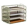 Staples Metal Mesh Side Loading Stackable Letter Tray, Letter Size, Sage Green, 4/Pack (ST63843)~#|#~F10921B0-507E-4F5B-B005463E9CFE4EEE_sc7