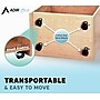 AdirOffice 46" Portable Lectern, Medium Oak (661-07-MEO)~#|#~F11CF61E-BFE9-4DC7-97C642028736DFD7_sc7