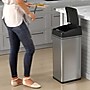iTouchless Stainless Steel Sensor Trash Can, 13 Gallon, Silver (DZT13)~#|#~F123F457-0756-4221-86E0B61514F9698B_sc7