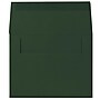 JAM Paper A2 Booklet Envelope 4 3/8" x 5 3/4", Dark Green, 100/Pack (1512744d)~#|#~F13486E1-20AE-48A5-935A347E23DA51F5_sc7
