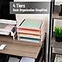 Mind Reader Metal Side Loading Stackable Letter Tray, Pink (DSTACK4-PNK)~#|#~F1643115-89F0-40AF-BBEECF26B4B0DB84_sc7