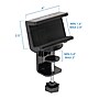 Mount-It! 3-Outlet 3-USB Port Desktop Power Strip with Clamp Desk Mount, Black (MI-7281B)~#|#~F16CAFA9-639A-4A09-9A8B07147150B769_sc7