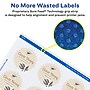 Avery Laser/Inkjet Starburst Multipurpose Labels, 3" Dia, Matte White, 150/Pack (94609)~#|#~F17A4A95-12D5-465C-8208405E44AD9943_sc7