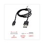 Innovera® USB to Micro USB Cable, 3ft, Black~#|#~F17EBE46-2EEC-4AF6-803E55E4215FA34D_sc7