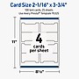 Avery Arched Tent Cards , 2-1/16" x 3.75", Matte, 100 Labels/Pack (95325)~#|#~F19D2BE7-E0F9-4E51-87688CB7886A32C8_sc7